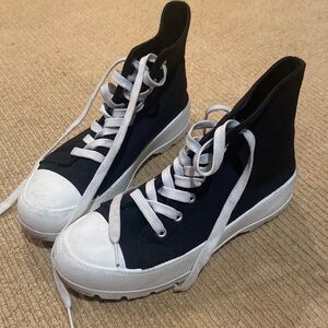 Platform high top sneakers